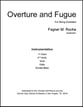 Overture and Fugue Orchestra sheet music cover